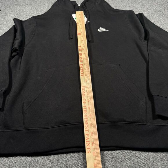 Nike Black Hoodie Active Sportswear Fleece Workout Athletic Pullover Men's XL - Picture 8 of 8